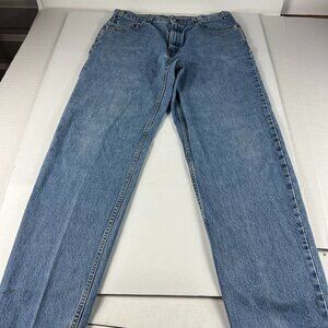 Y2K Levi's Jeans Men 36 x32* 550 Relaxed Blue Faded Cotton Denim Tag 36 x 34